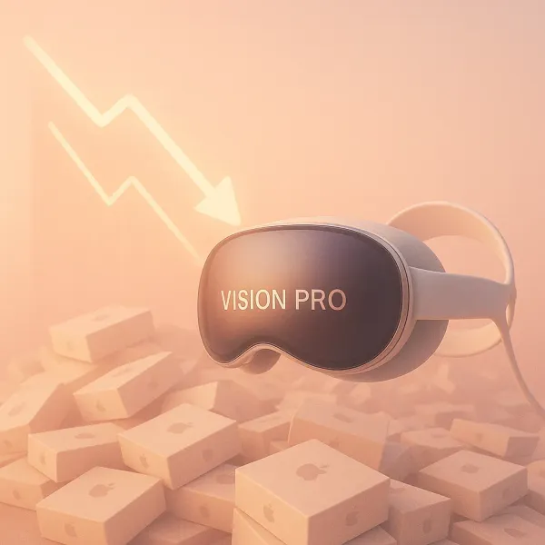 蘋果Vision Pro銷量下滑趨勢分析