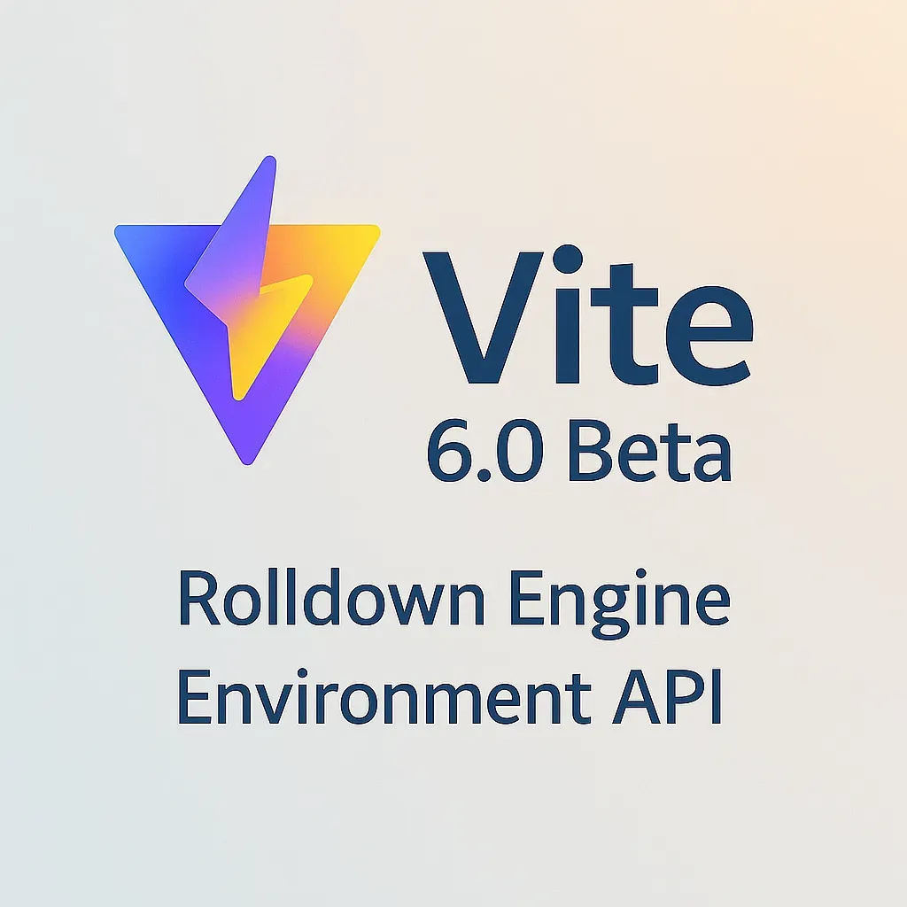 Vite 6.0 Beta 前端構建工具進展