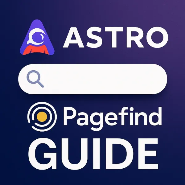 Astro 與 Pagefind 的站內搜尋架構與索引流程圖