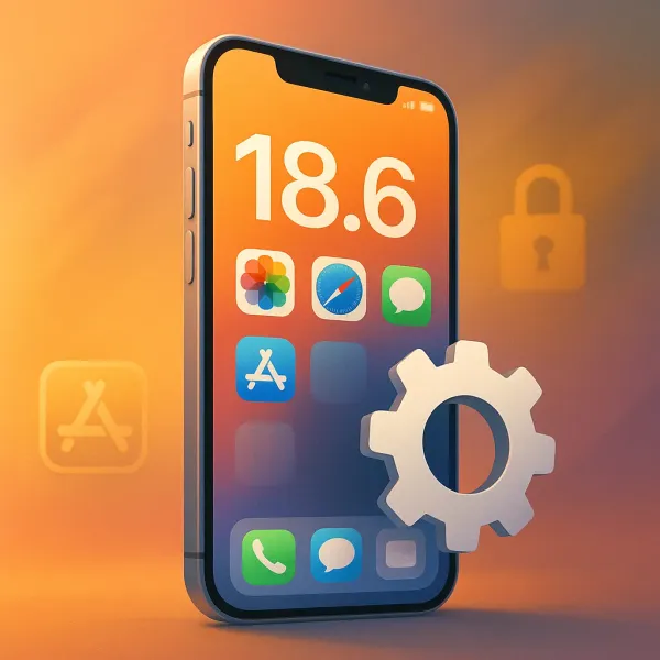 iOS 18.6更新畫面展示新的安全修補程式和應用程式安裝改進功能