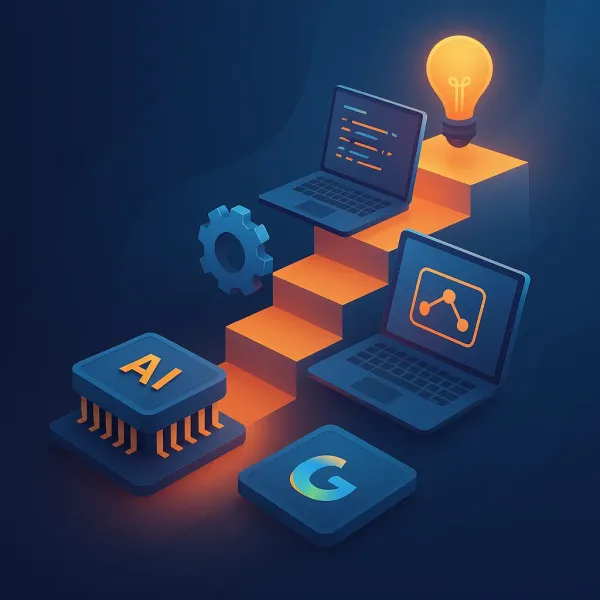 AI開發工具鏈架構示意圖