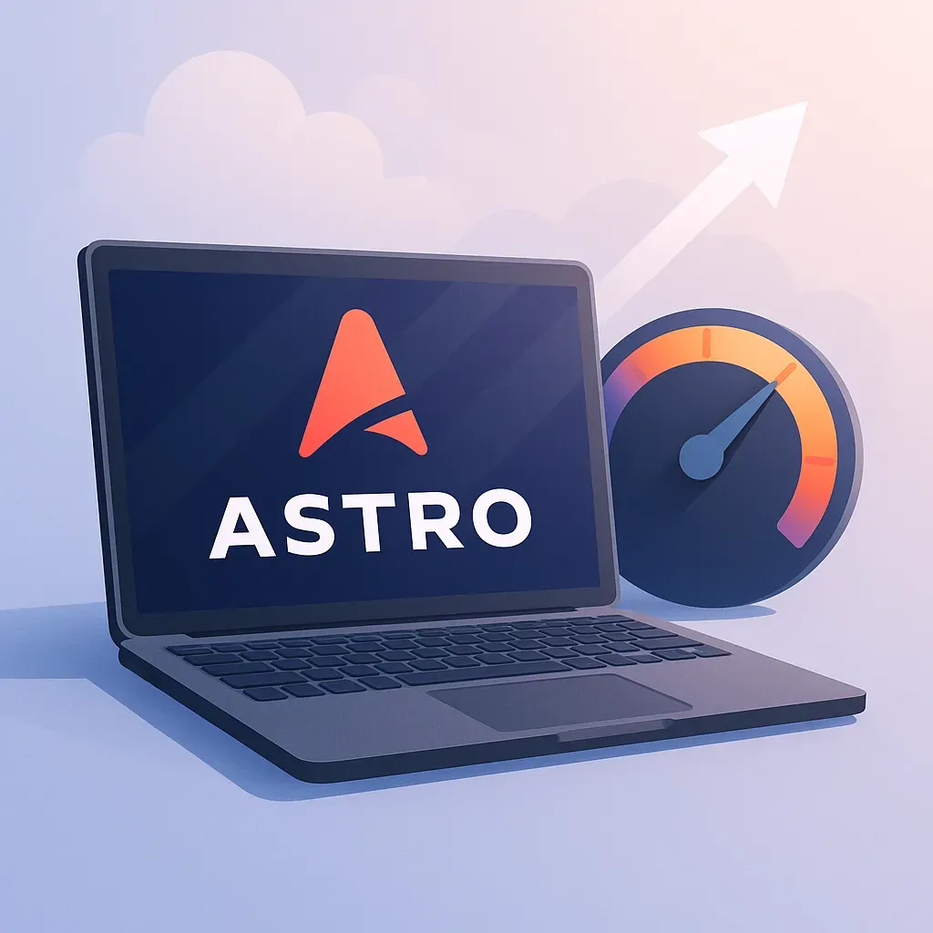 Astro 5 效能優化指南示意圖
