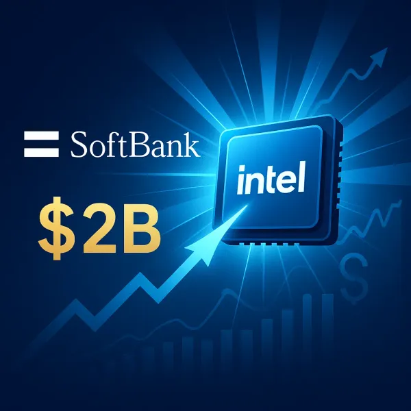 軟銀投資英特爾半導體AI戰略示意圖