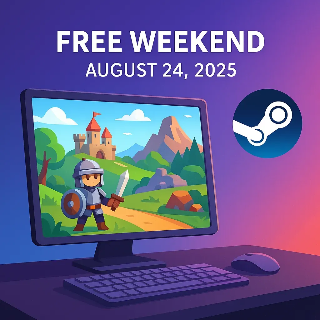 Steam週末免費遊戲展示圖，包含Dying Light和多款熱門遊戲截圖