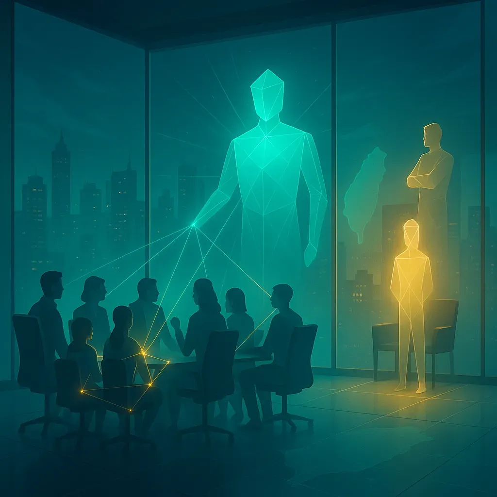 AI代理與人類員工協作的未來職場情境