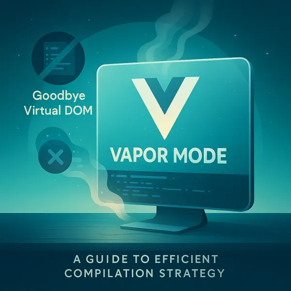 Vue.js Vapor Mode 架構圖與效能比較示意圖