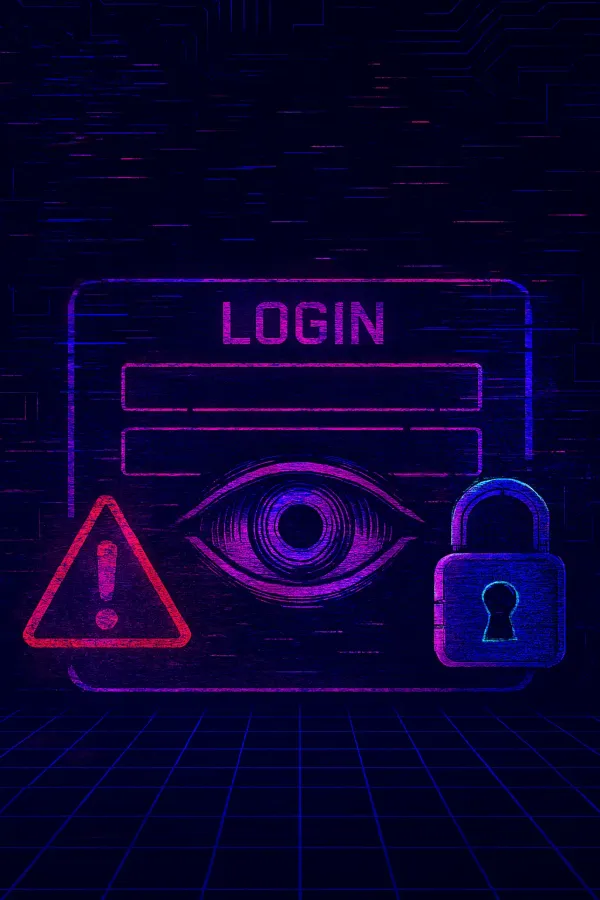 一個鎖頭圖示，象徵網路安全與帳號保護