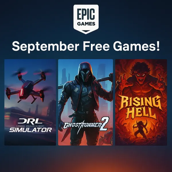 Epic Games Store 9月免費遊戲三重奏宣傳圖