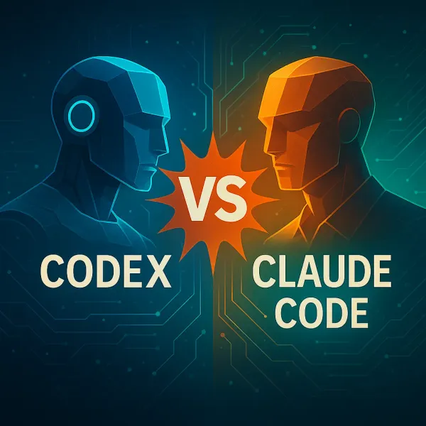 Codex vs Claude Code developer AI assistant comparison analysis chart