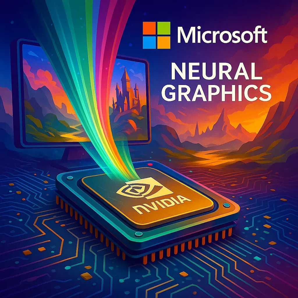 Nvidia RTX GPU neural shading technology illustration
