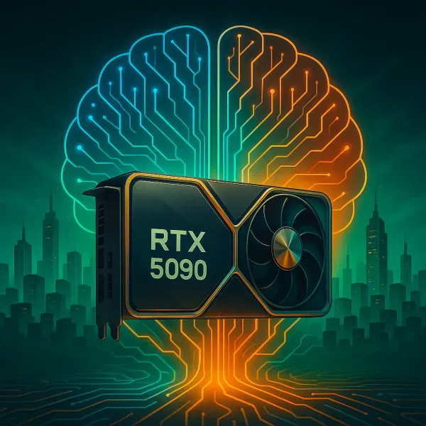 NVIDIA RTX 5090 graphics card and DLSS 4 gaming AI technology breakthrough
