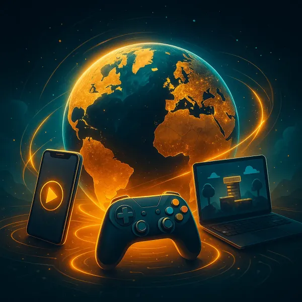 Global gaming market size growth analysis chart