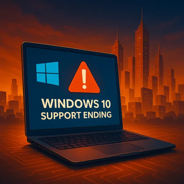 Windows 10 operating system end of support countdown