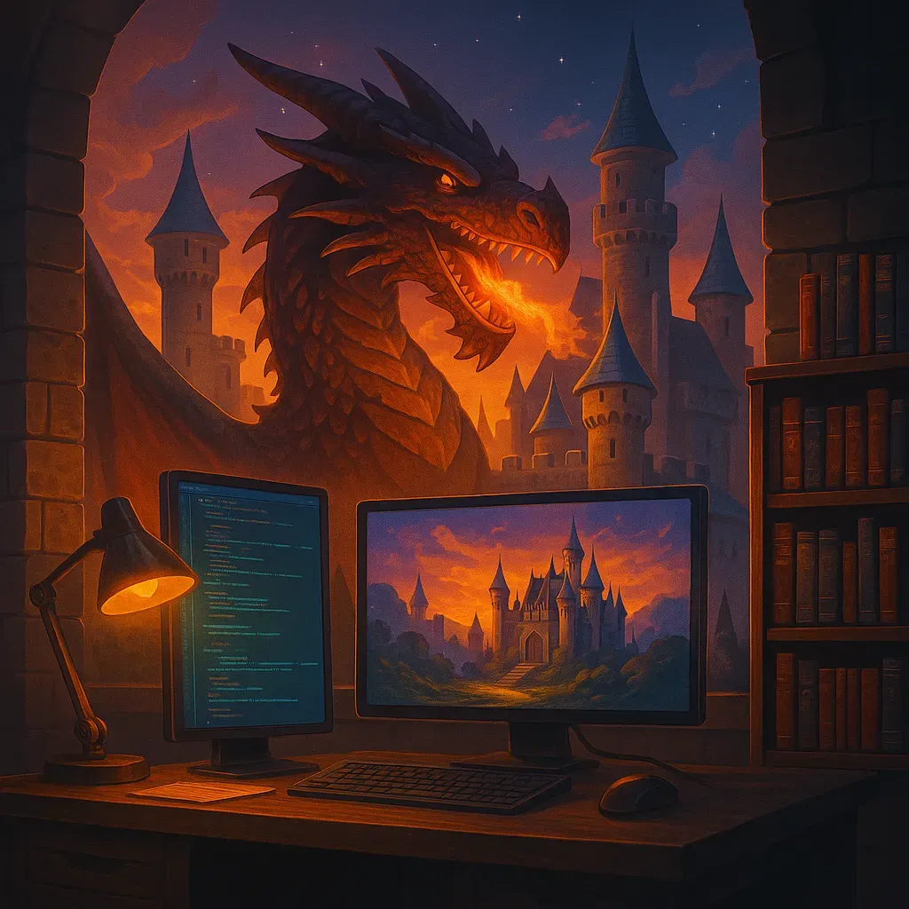 Dungeons & Dragons game development studio concept