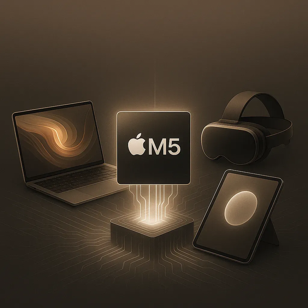 Apple M5 chip and M5-powered MacBook Pro, iPad Pro, Vision Pro product lineup