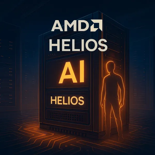 AMD Helios rack-scale AI hardware platform and MI450 Instinct GPU
