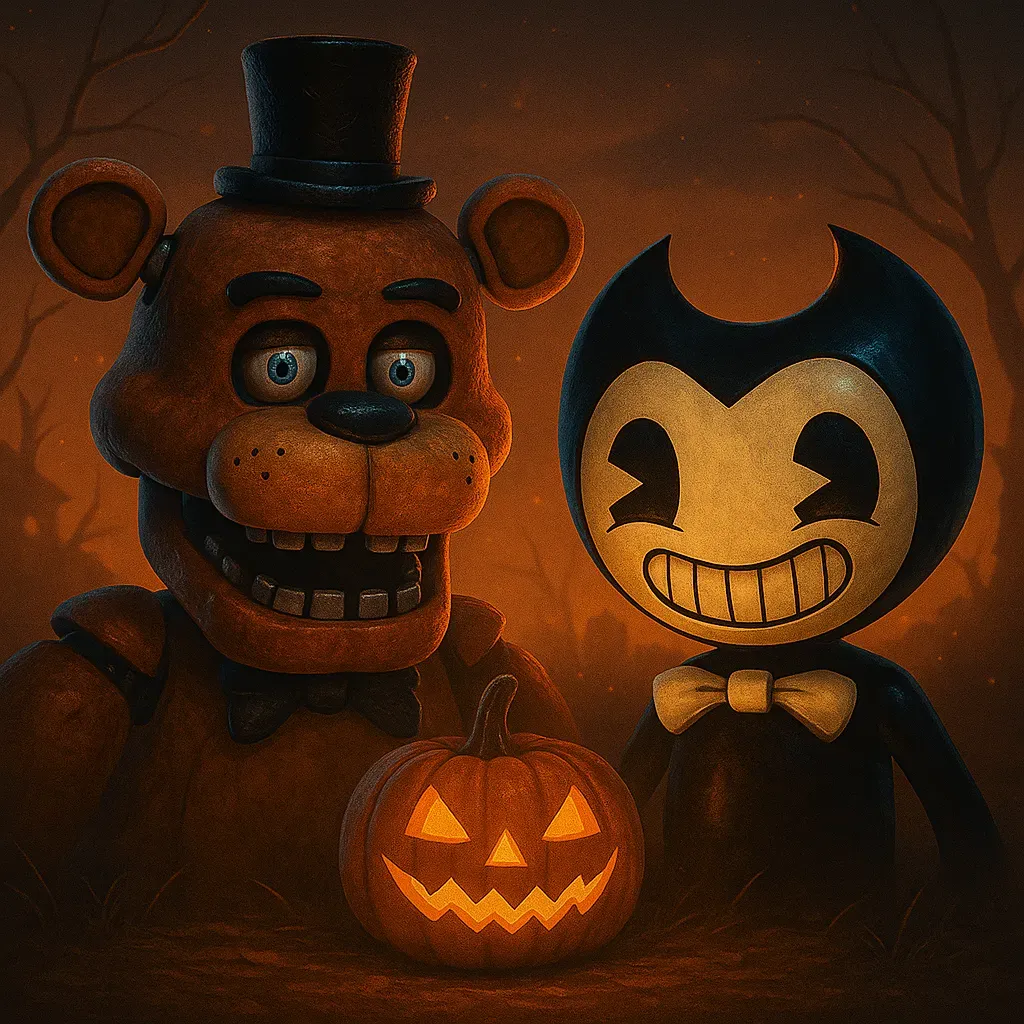 Epic Games Halloween free horror games FNAF and Bendy