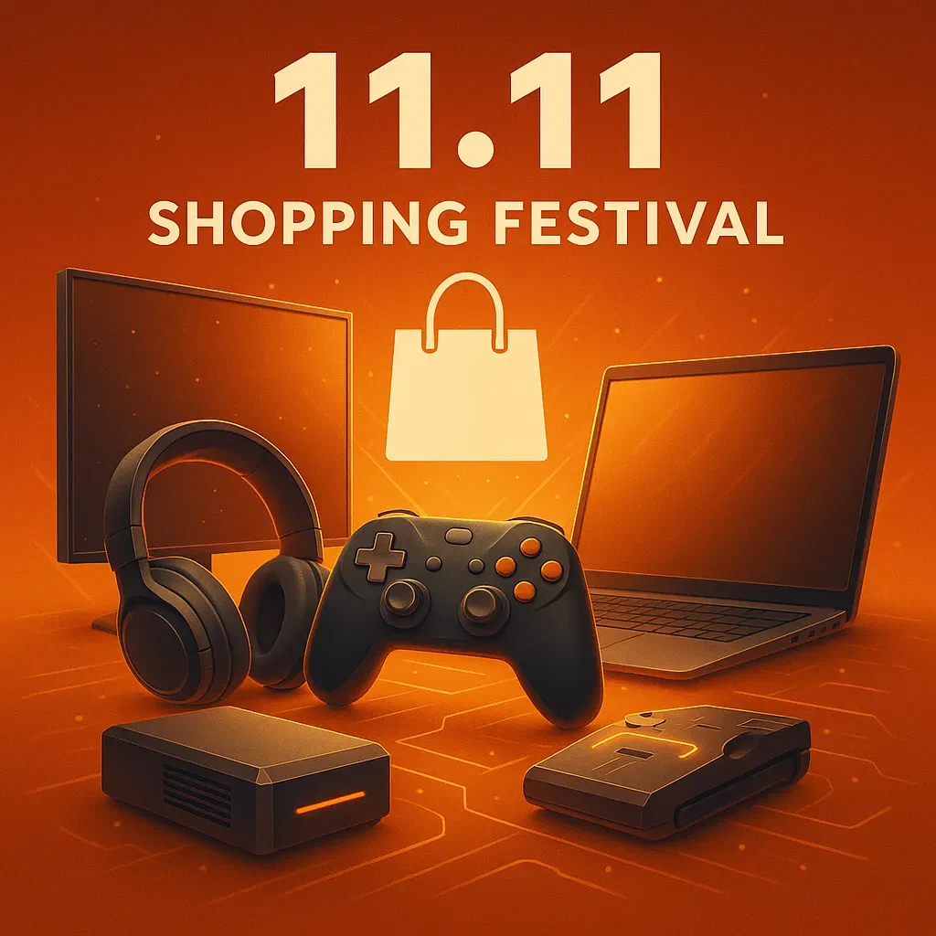 Singles Day 2025 technology product deals illustration