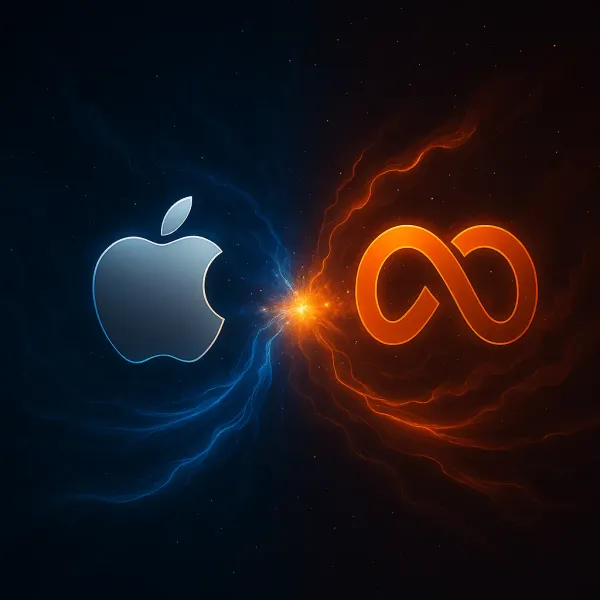 Apple Siri and Google Gemini AI partnership illustration