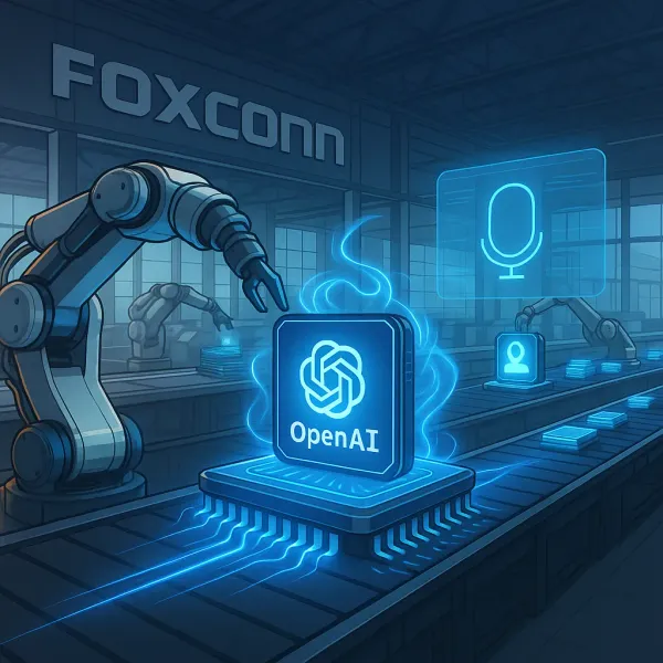 OpenAI and Foxconn partnership establishing AI hardware manufacturing base in the U.S.