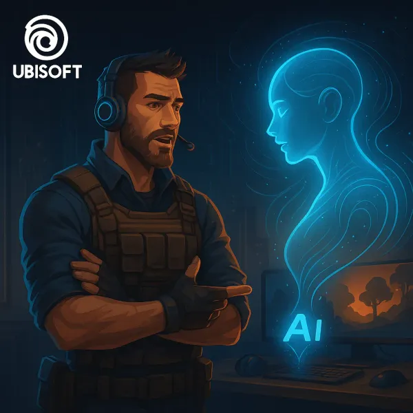 Ubisoft Teammates AI voice-interactive gaming interface demonstration