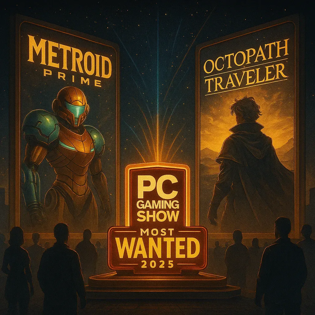 Illustration of PC Gaming Show: Most Wanted 2025 event and December 4 game releases