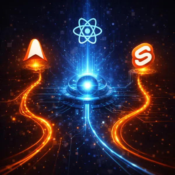 前端框架競爭格局與技術趨勢圖表