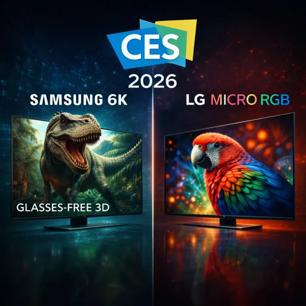 CES 2026 展示最新電視顯示技術包括 Micro RGB 與裸眼 3D 創新應用